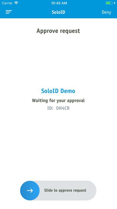 SoloID Screenshot