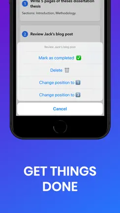 Top 3: Daily Focus Tasks iPhone image 2