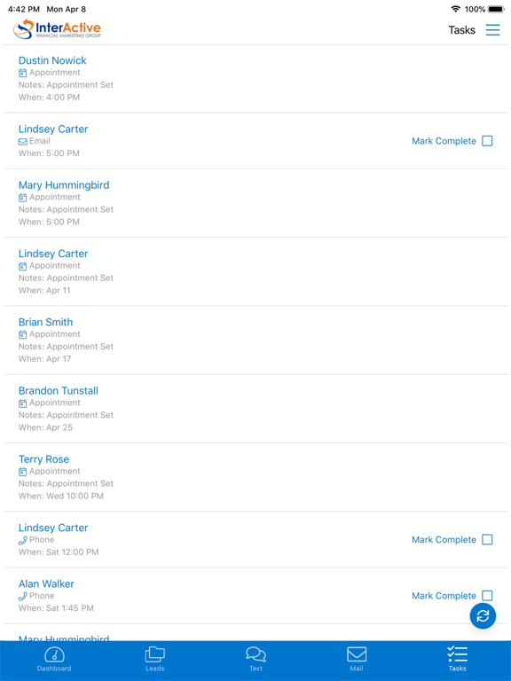 Dollar IFMG iPad screenshot 2 - Business app