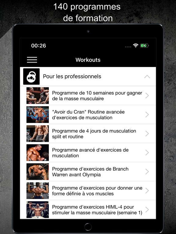 Screenshot #4 pour Workout Log & Fitness Tracker