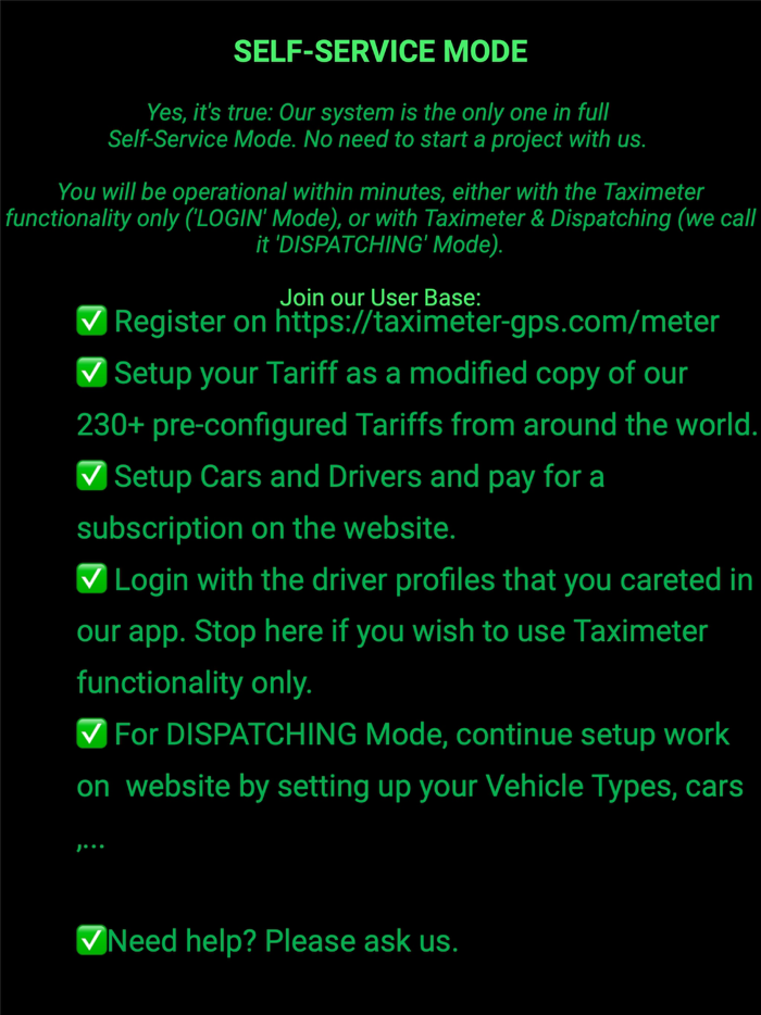 TaxiController Driver