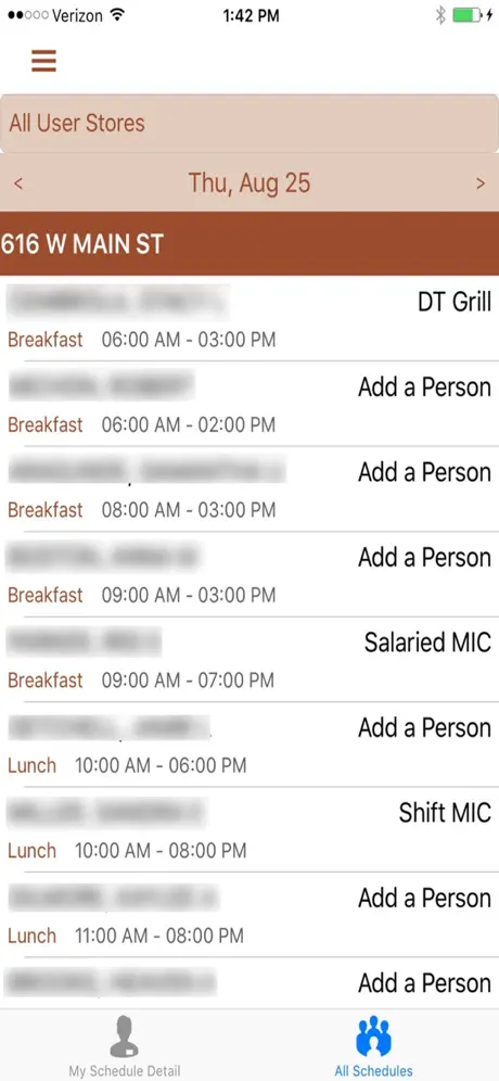 SmartLynX ScheduleIn