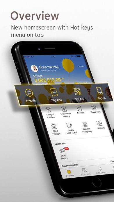 How to cancel & delete KMA-Krungsri Mobile App from iphone & ipad 1