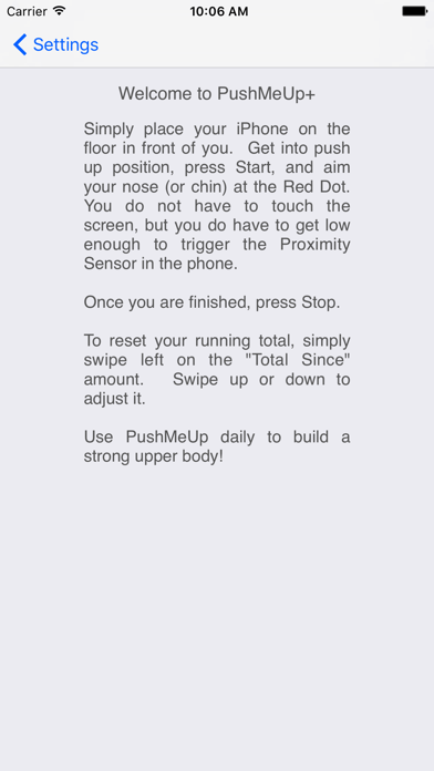 PushMeUp+ Screenshot