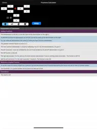 Fractions Calculator ipad bilder 0