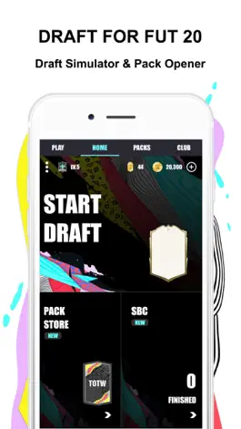 Game screenshot FUT 20 DRAFT SIMULATOR & PACK mod apk