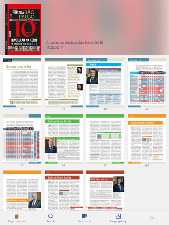 Anuário da Justiça iPad screenshot 4 - Reference app