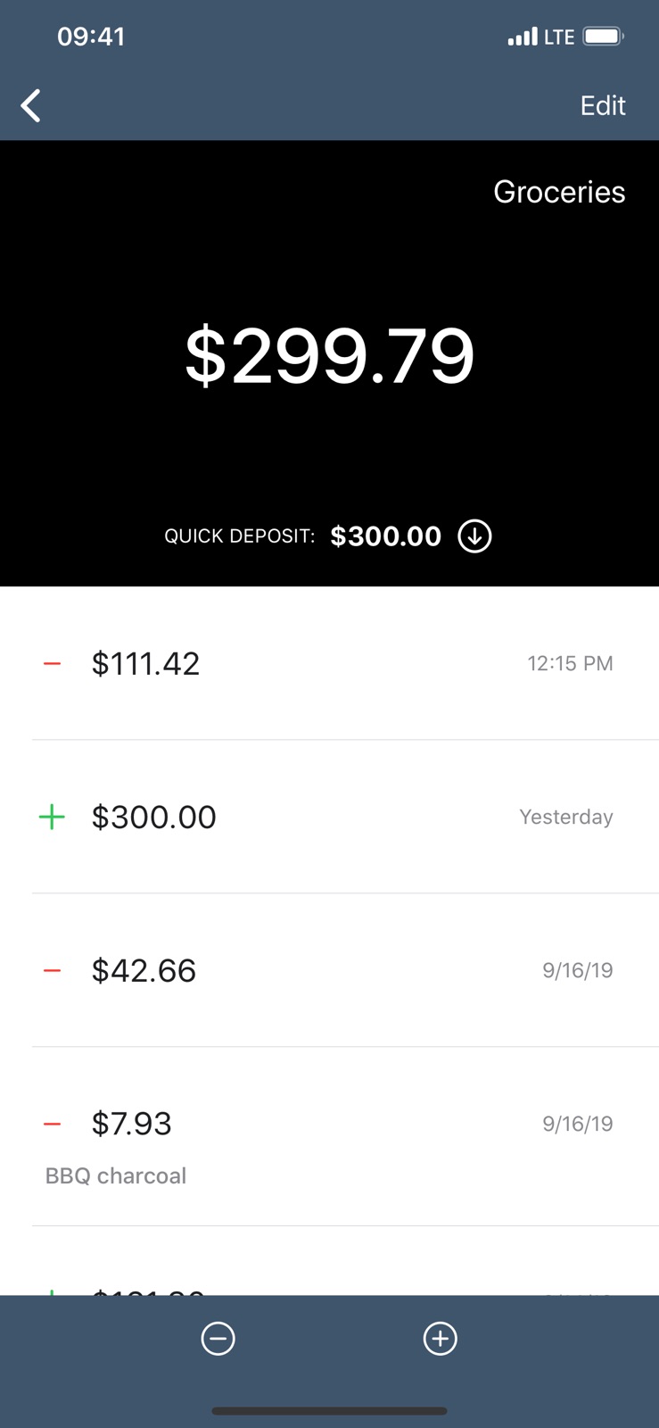 Envelopes: Budget Manager iphone screenshot 2