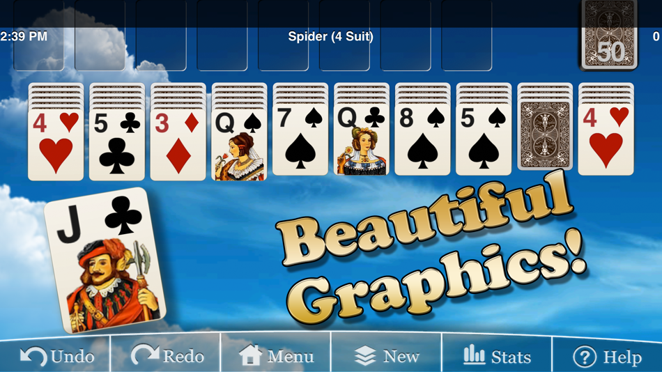 #1. Eric's Spider Solitaire Lite (iOS) 由: Eric Snider