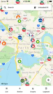 fuel map australia iphone screenshot 1