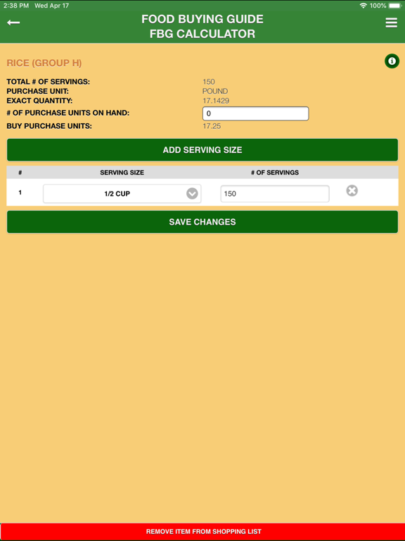 USDA FBG iPad screenshot 7 - Education app