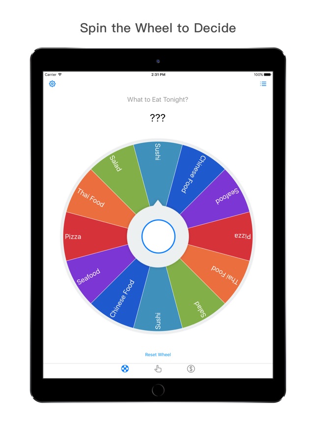 tiny decisions on the app store online chore wheel