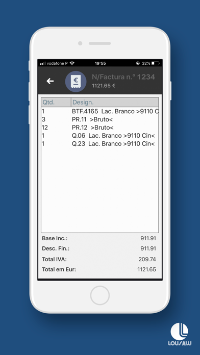 Lousalu Clientes screenshot