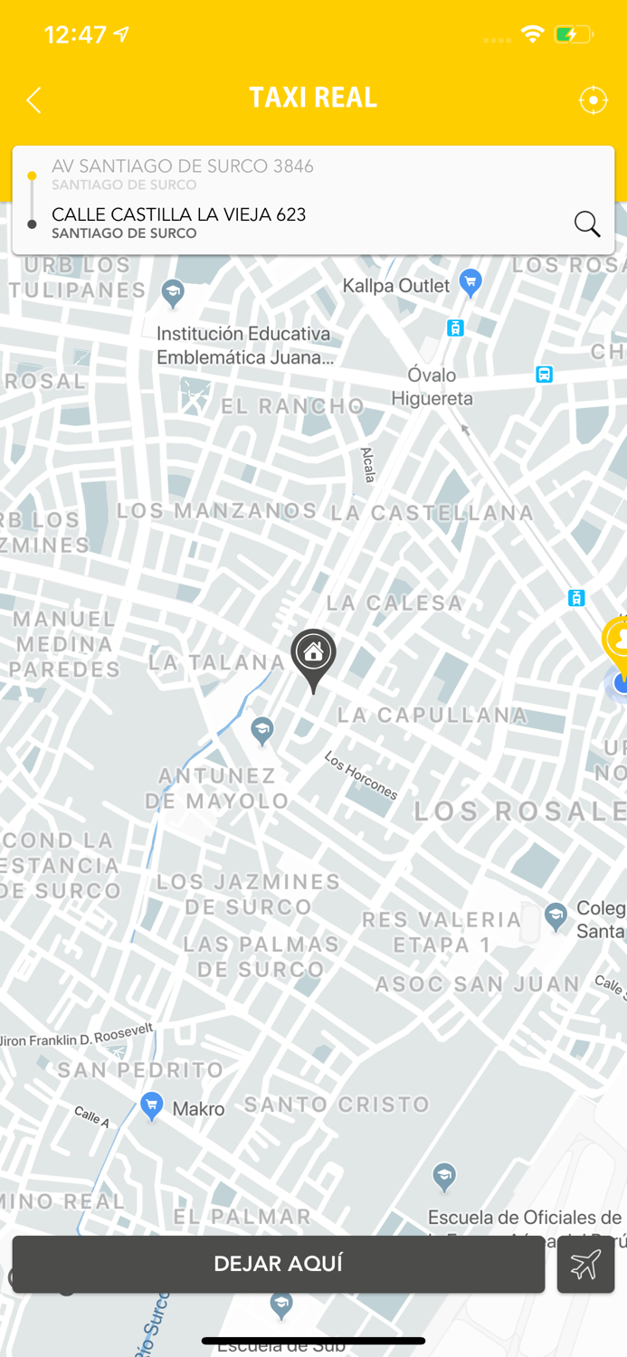 Taxi Real App