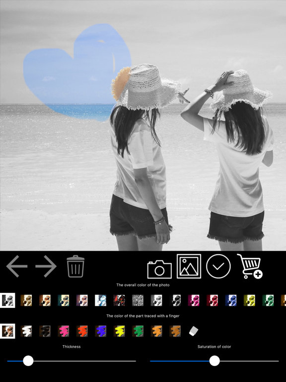 Change Photo Colors iPad screenshot 4 - Photo & Video app
