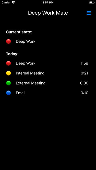 Screenshot #1 pour DeepWorkMate