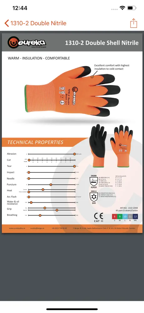 Eureka Safety Gloves