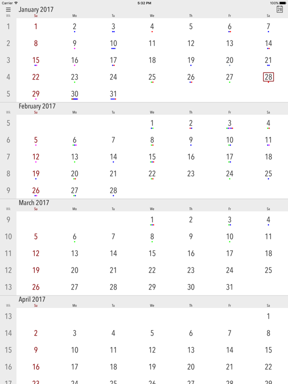 Screenshot #5 pour Cali - the calendar app