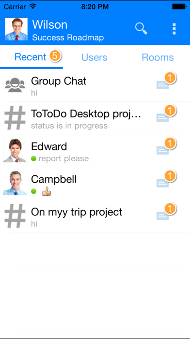 Output Messenger Screenshot