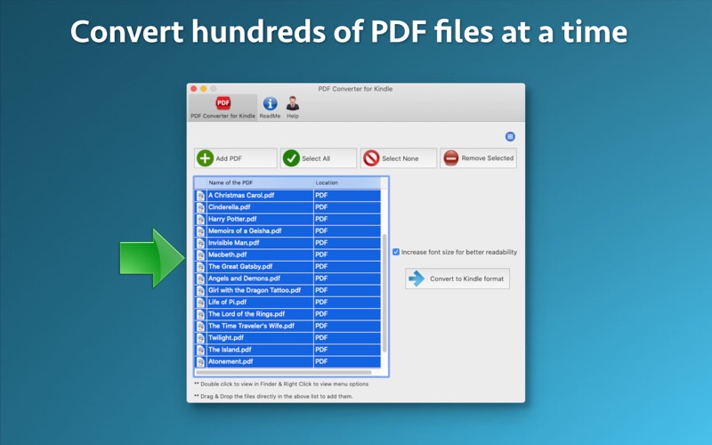 Screenshot #2 pour PDF Converter for Kindle