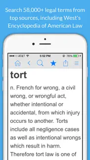 legal dictionary iphone screenshot 1