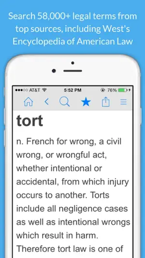 Legal Dictionary screenshot 1