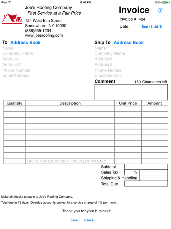 Screenshot #5 pour Simple Invoices - Sales