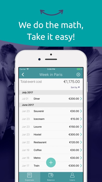 Split expenses & bills, costs
