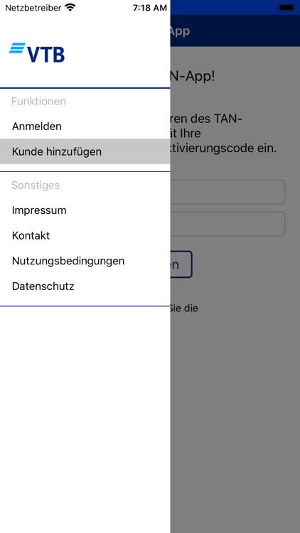 Mein VTB TAN-App