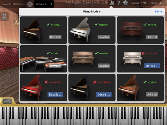 Colossus Piano iPad app afbeelding 9