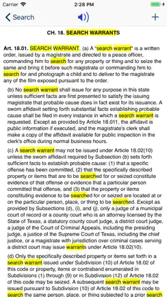 TX Code of Criminal Proc 2026 iPhone image 3