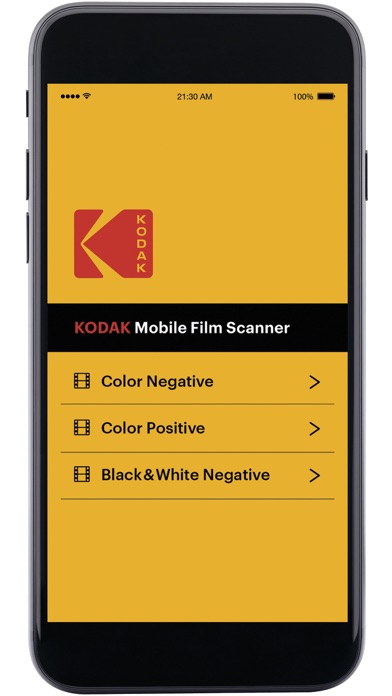 Kodak Mobile Film Scanner Screenshot