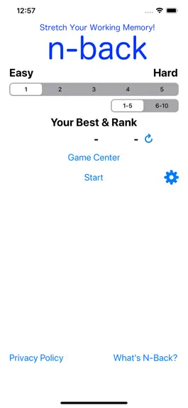Game screenshot n-back apk