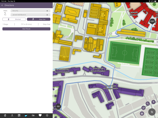 UoB Campus Map iPad screenshot 4
