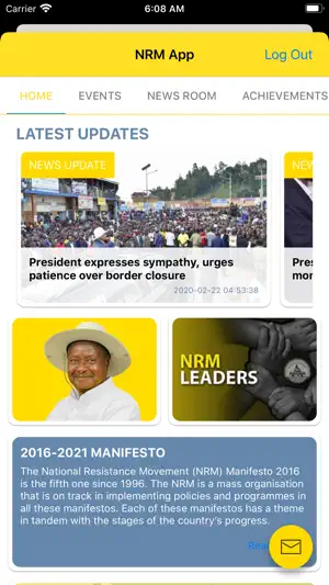 NRM App screenshot 1