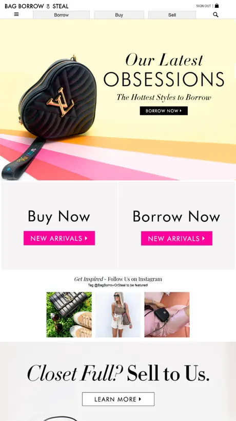 Bag Borrow or Steal
