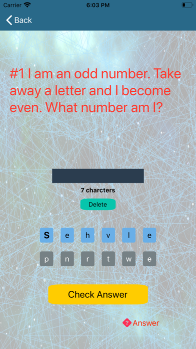 Screenshot #2 pour Fun Riddles