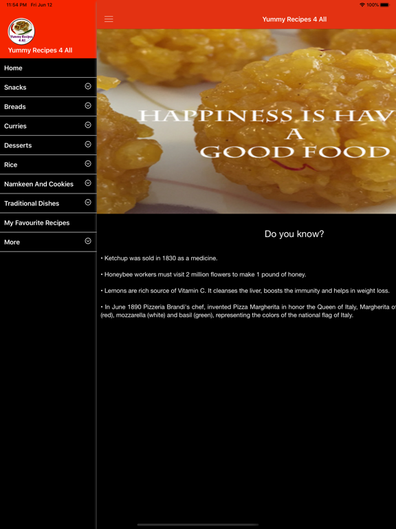 Screenshot #5 pour Yummy Recipes 4 All