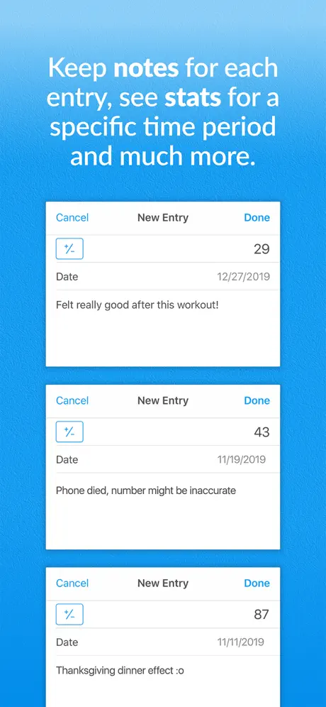 TracKit Daily Tracker & Logger