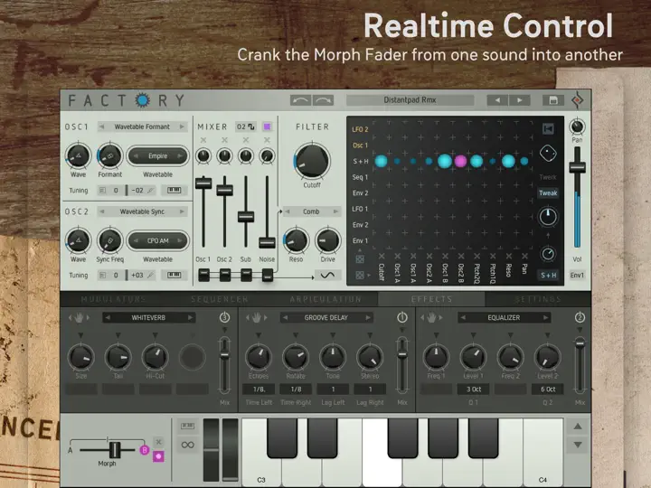 Factory - Modular Synthesizer iPhone Ekran Görüntüsü 3