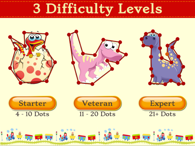 ‎Dino Dot Connect dots for kids Screenshot