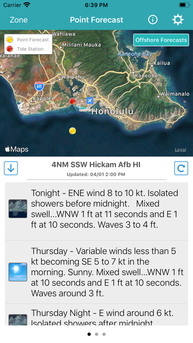 NOAA Marine Forecast & Weather Screenshot