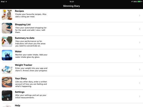 Screenshot #6 pour Slimming Diary