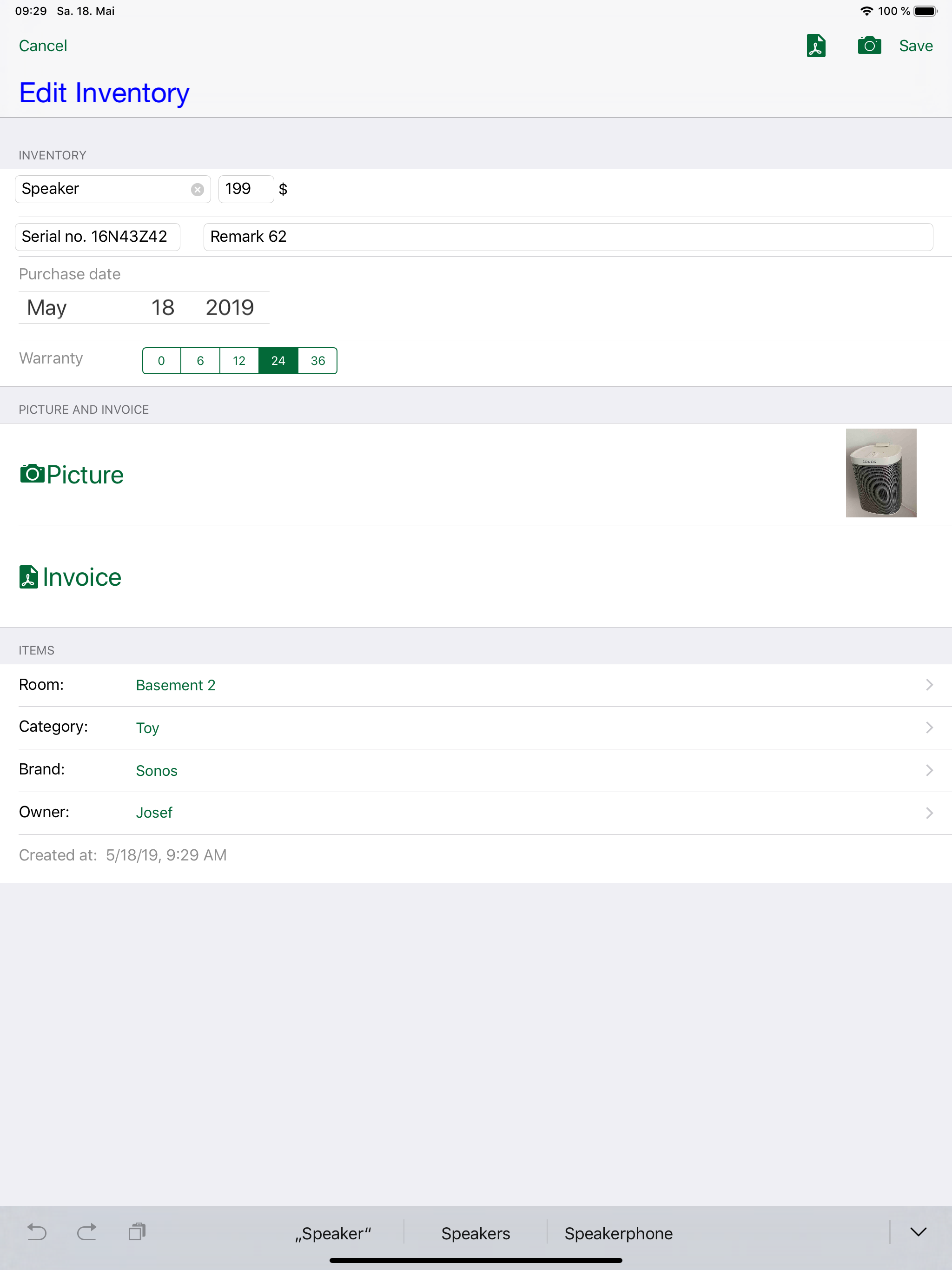 InventoryApp by MD