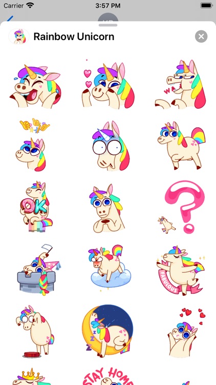 Unicorn Rainbow Animated screenshot-3