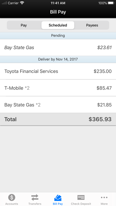 Golden Pacific Bank Screenshot
