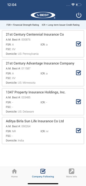 Best's Credit Ratings(圖4)-速報App