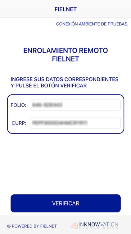 Enrolamiento Remoto FielNet