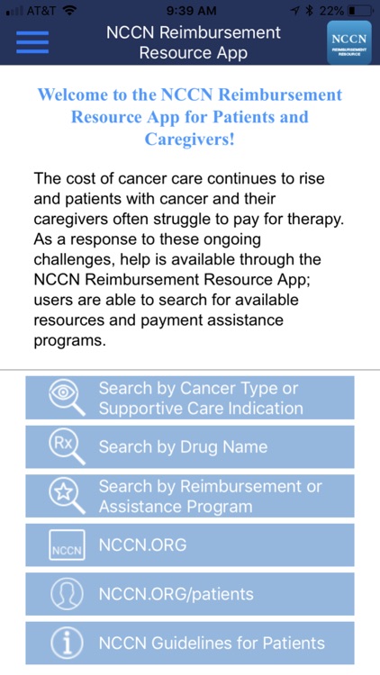 NCCN Reimbursement Resource