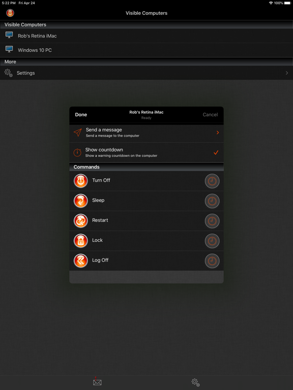 Off Remote Pro iPad screenshot 1 - Lifestyle app
